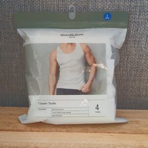 Goodfellow & Co White Classic Tanks